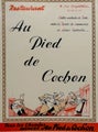 MENU - AU PIED DE COCHON - PARIS