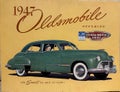 VANHA ESITE OLDSMOBILE 1947