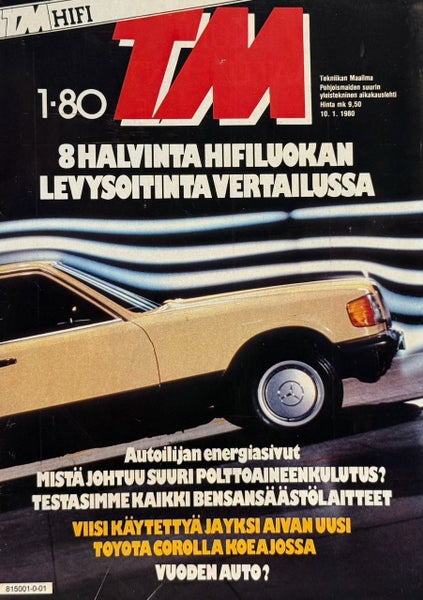 Nostalginen lehti. TEKNIIKAN MAAILMA v.1980 n:o 1