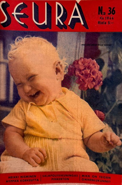 Nostalginen lehti. SEURA v.1944 n:o 36 - 6.9