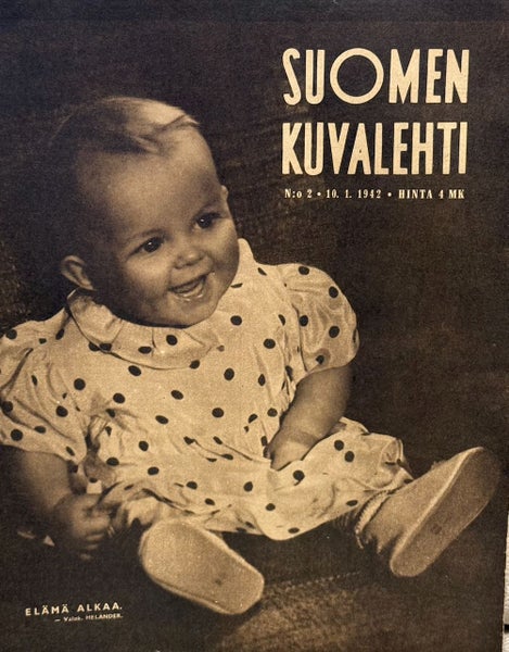 Nostalginen lehti. SUOMEN KUVALEHTI v.1942 n:o 2 - 10.1