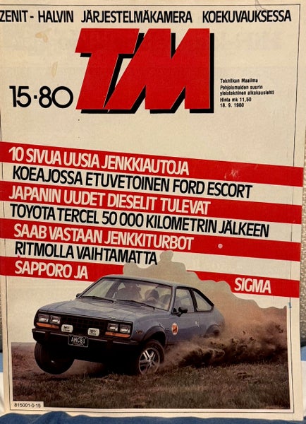 Nostalginen lehti. TEKNIIKAN MAAILMA v.1980 n:o 15