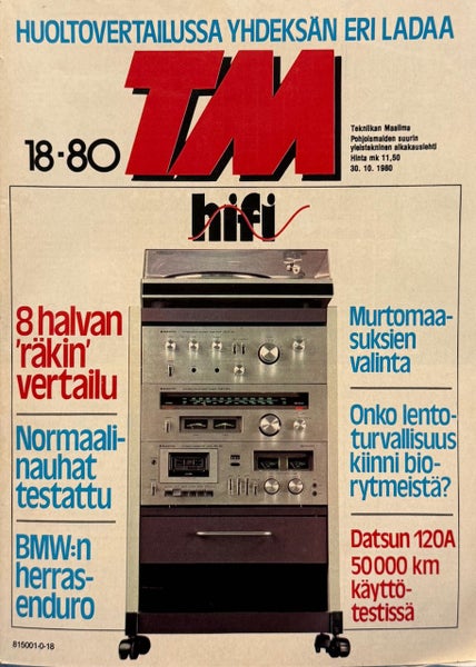 Nostalginen lehti. TEKNIIKAN MAAILMA v.1980 n:o 18