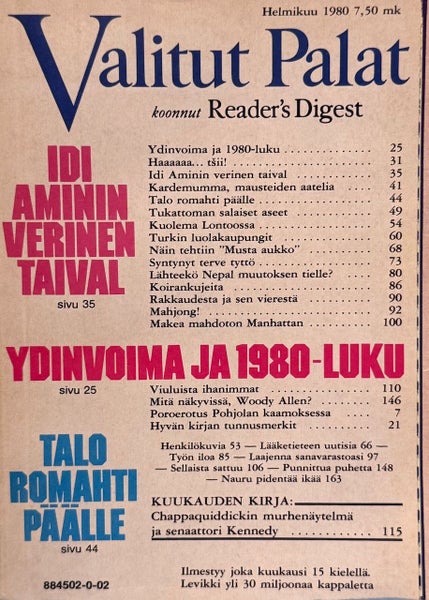 VALITUT PALAT v.1980 Helmikuu