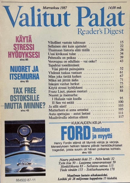 VALITUT PALAT v.1987 Marraskuu