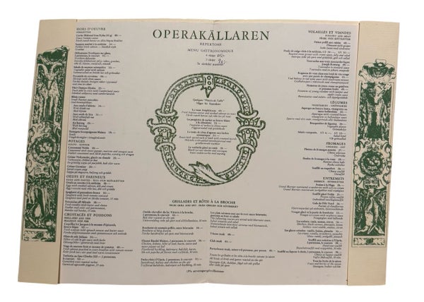 MENU - OPERAK&Auml;LLAREN