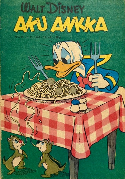 Nostalginen lehti. AKU ANKKA v.1963 n:o 45 - 6.11.1963