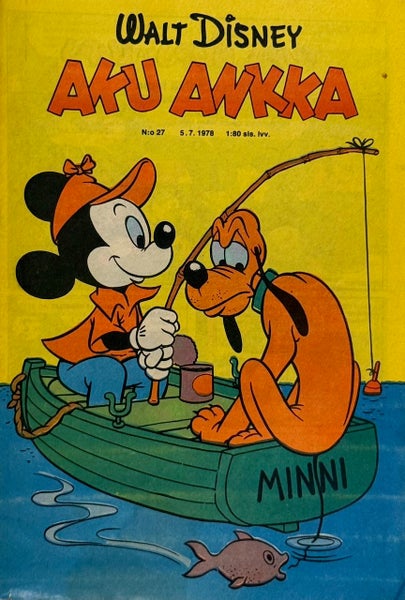 Nostalginen lehti. AKU ANKKA v.1978 n:o 27 - 5.7