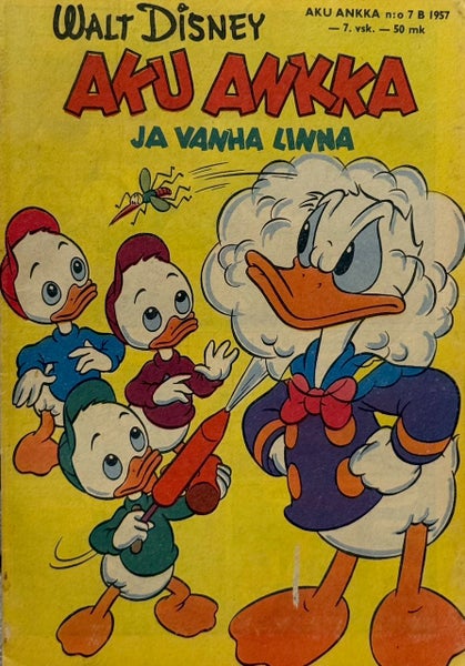 Nostalginen lehti. AKU ANKKA v.1957 n:o 7B