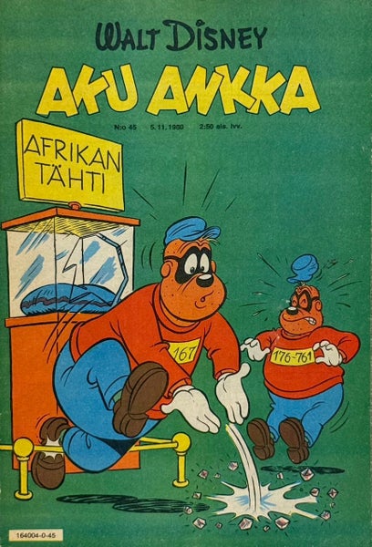 Nostalginen lehti. AKU ANKKA v.1980 n:o 45 - 5.11