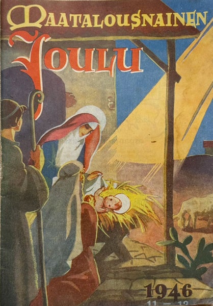 Nostalginen lehti: Maatalousnainen Joulu 1946