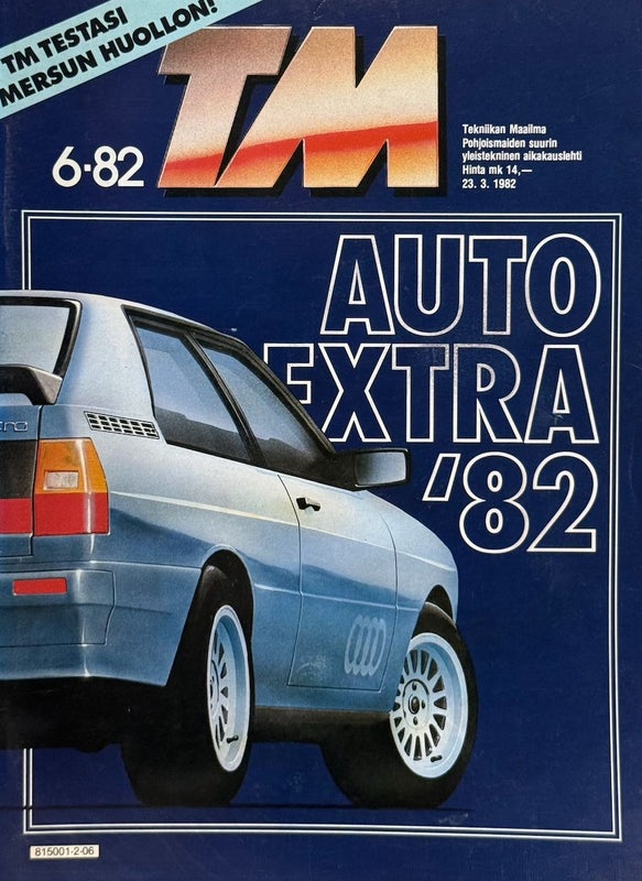 Nostalginen lehti. TEKNIIKAN MAAILMA v.1982 n:o 6