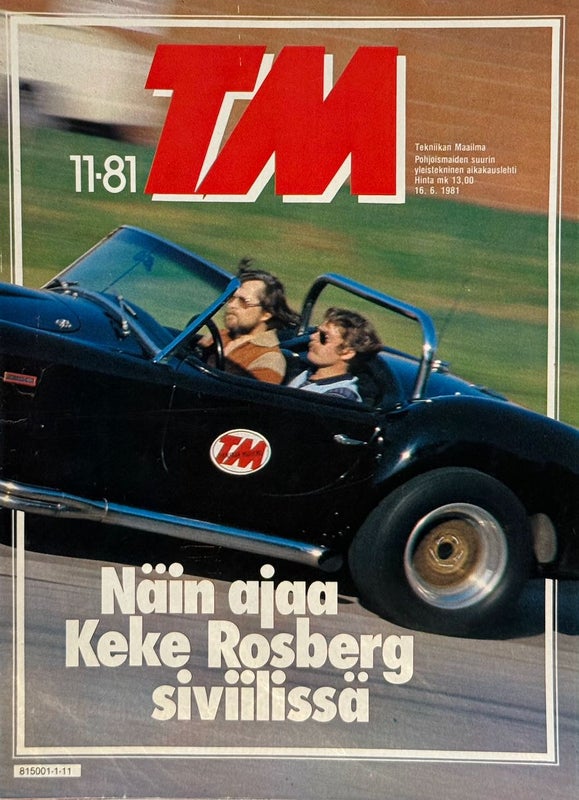 Nostalginen lehti. TEKNIIKAN MAAILMA v.1981 n:o 11