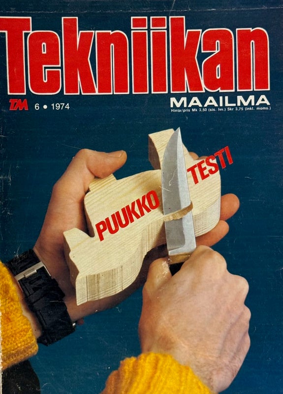 Nostalginen lehti. TEKNIIKAN MAAILMA v.1974 n:o 6