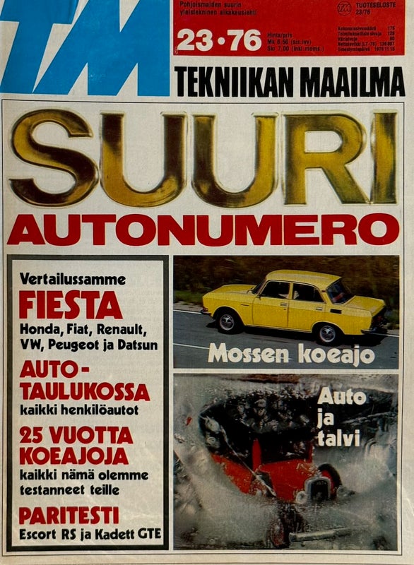 Nostalginen lehti. TEKNIIKAN MAAILMA v.1976 n:o 23
