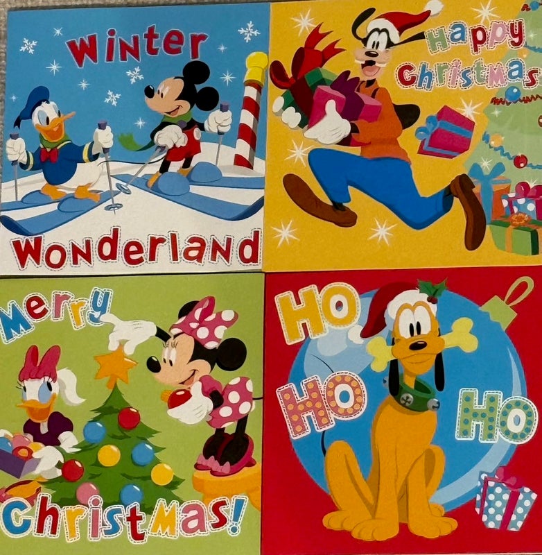 Disney joulukortti