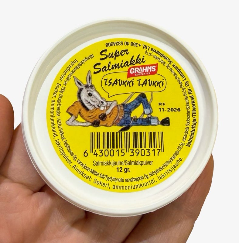 SUPER SALMIAKKI TSAUKKI TAUKKI - salmiakkijauhe