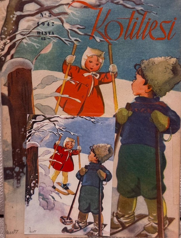 Nostalginen lehti. KOTILIESI v.1947 n:o 5 -WENDELIN KANSI