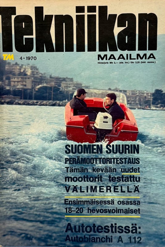 Nostalginen lehti. TEKNIIKAN MAAILMA v.1970 n:o 4
