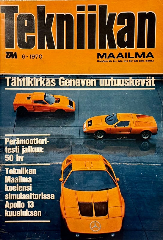 Nostalginen lehti. TEKNIIKAN MAAILMA v.1970 n:o 6