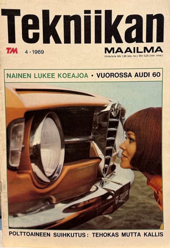 Nostalginen lehti. TEKNIIKAN MAAILMA v.1969 n:o 4