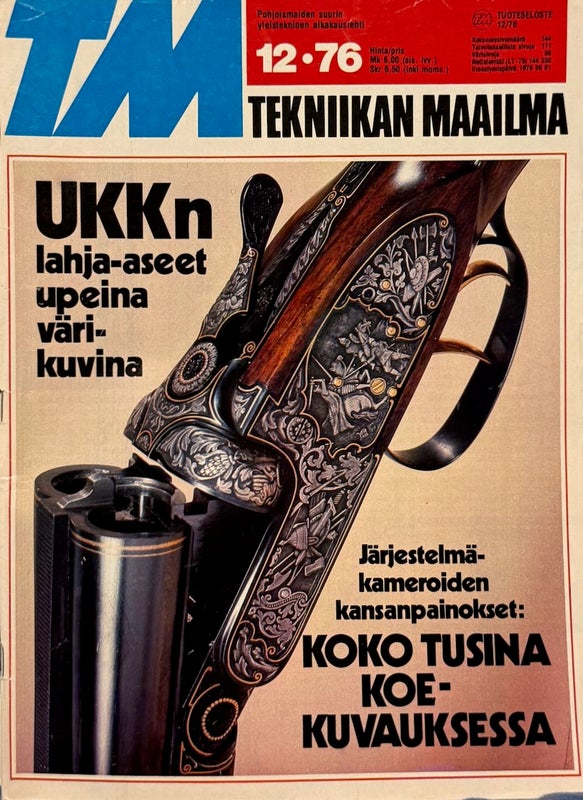 Nostalginen lehti. TEKNIIKAN MAAILMA v.1986 n:o 12