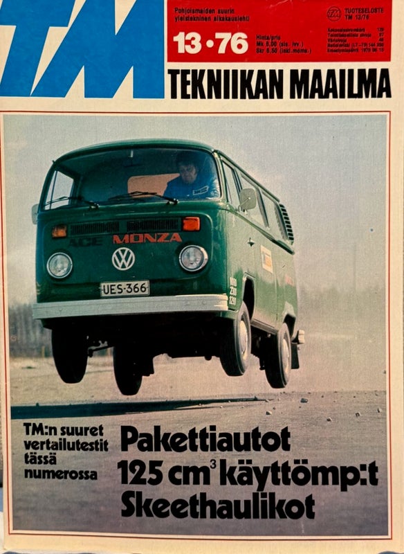 Nostalginen lehti. TEKNIIKAN MAAILMA v.1976 n:o 13