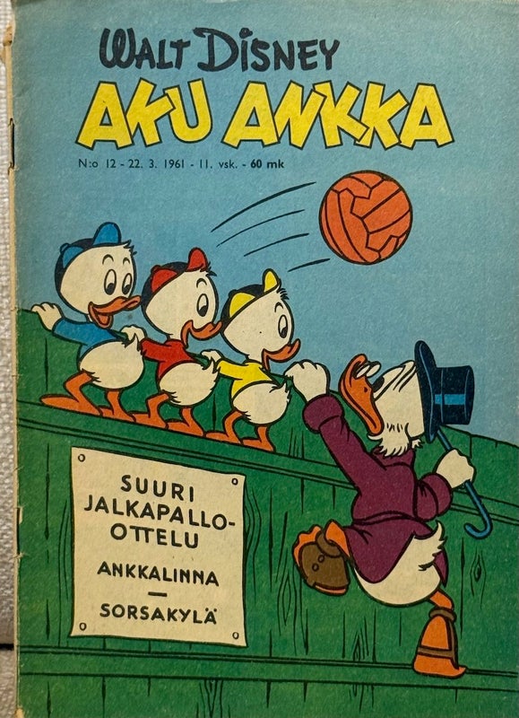 Nostalginen lehti. AKU ANKKA v.1961 - 22.3.1961