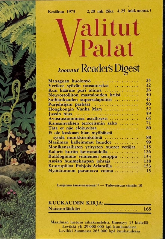 VALITUT PALAT v.1973 Kes&auml;kuu
