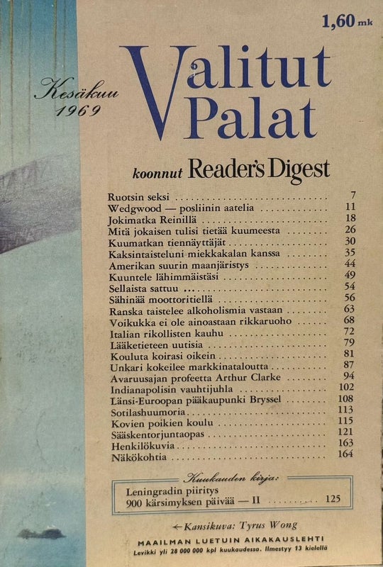 VALITUT PALAT KES&Auml;KUU v.1969