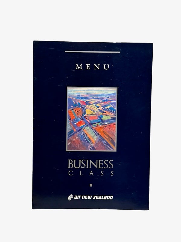 MENU - AIR NEW ZEALAND 2.