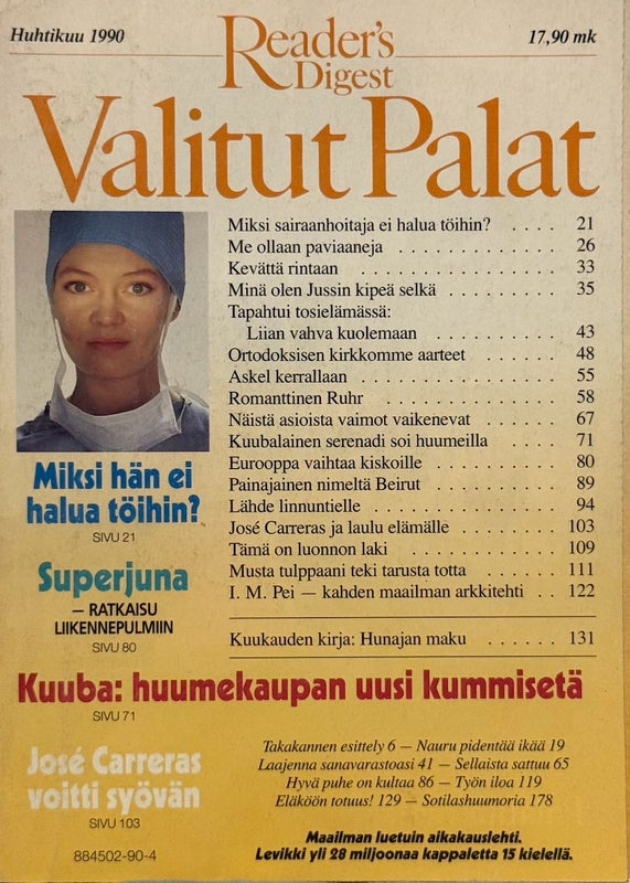 VALITUT PALAT HUHTIKUU v.1990