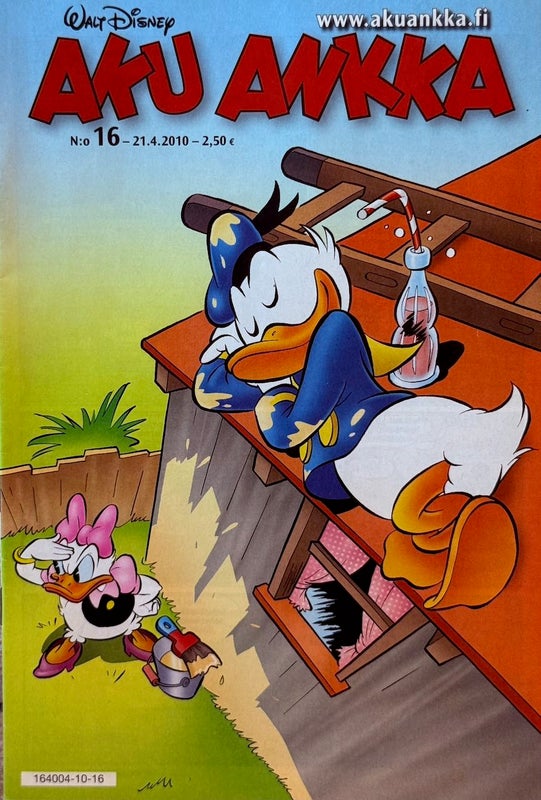 Nostalginen lehti. AKU ANKKA v.2010 n:o 16  - 21.4