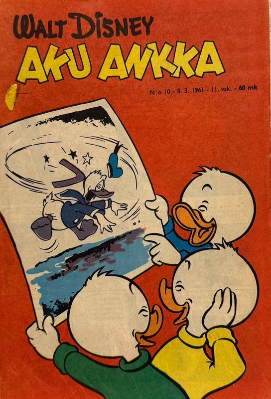 Nostalginen lehti. AKU ANKKA v.1961 n:o 10 - 8.3.1961