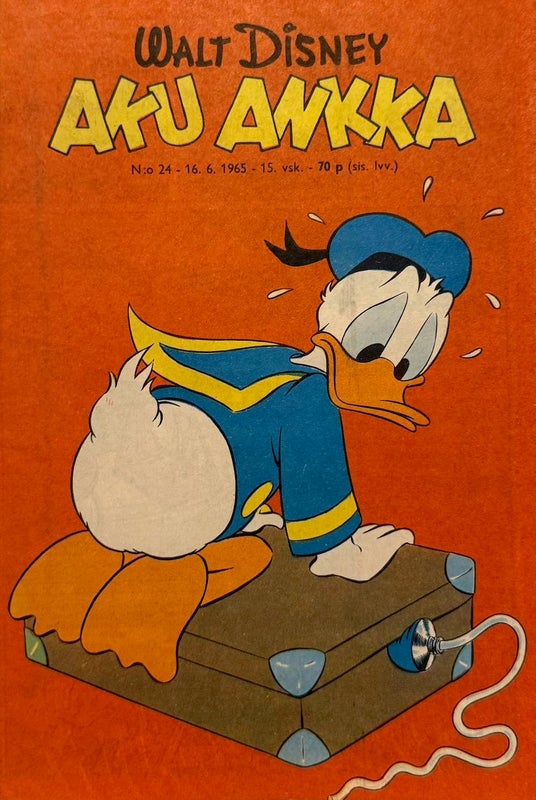 Nostalginen lehti. AKU ANKKA v.1965 n:o 24 - 16.6.1965