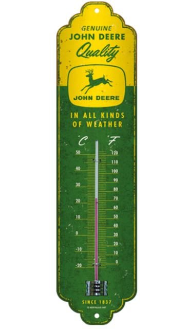Nostalginen l&auml;mp&ouml;mittari: JOHN DEERE