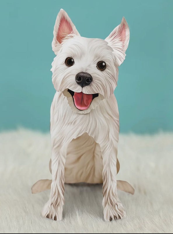 3D -KORTTI. Westie