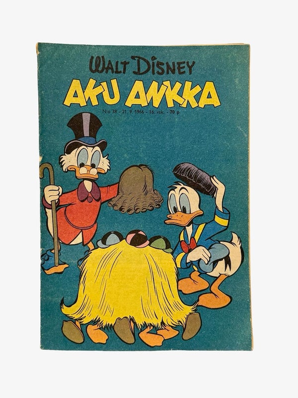 Nostalginen lehti. AKU ANKKA v.1966 n:o 38 - 21.9.1966