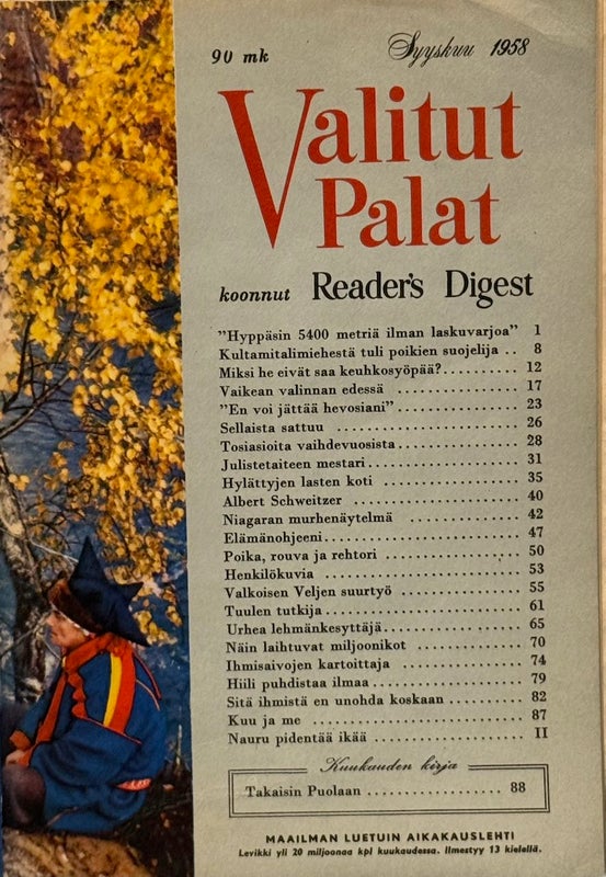 VALITUT PALAT v.1958 Syyskuu