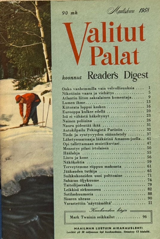 VALITUT PALAT v.1958 Maaliskuu